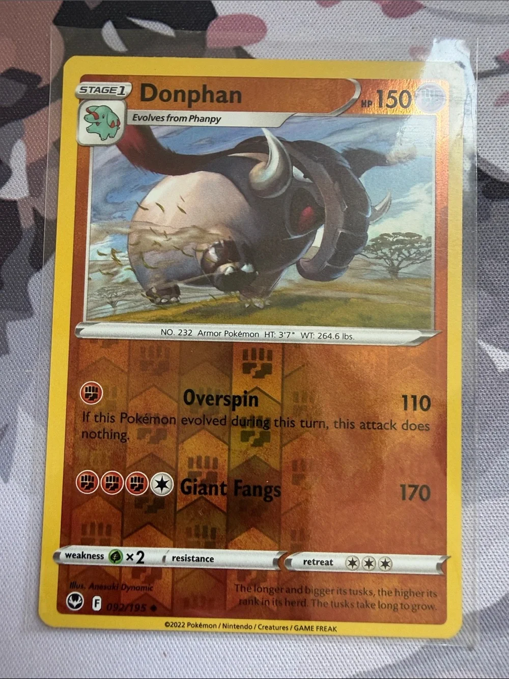 Phanpy & Donphan Evolution Lot | 4 Card Set | Reverse Holo | Pokémon TCG ✨5/$25✨
